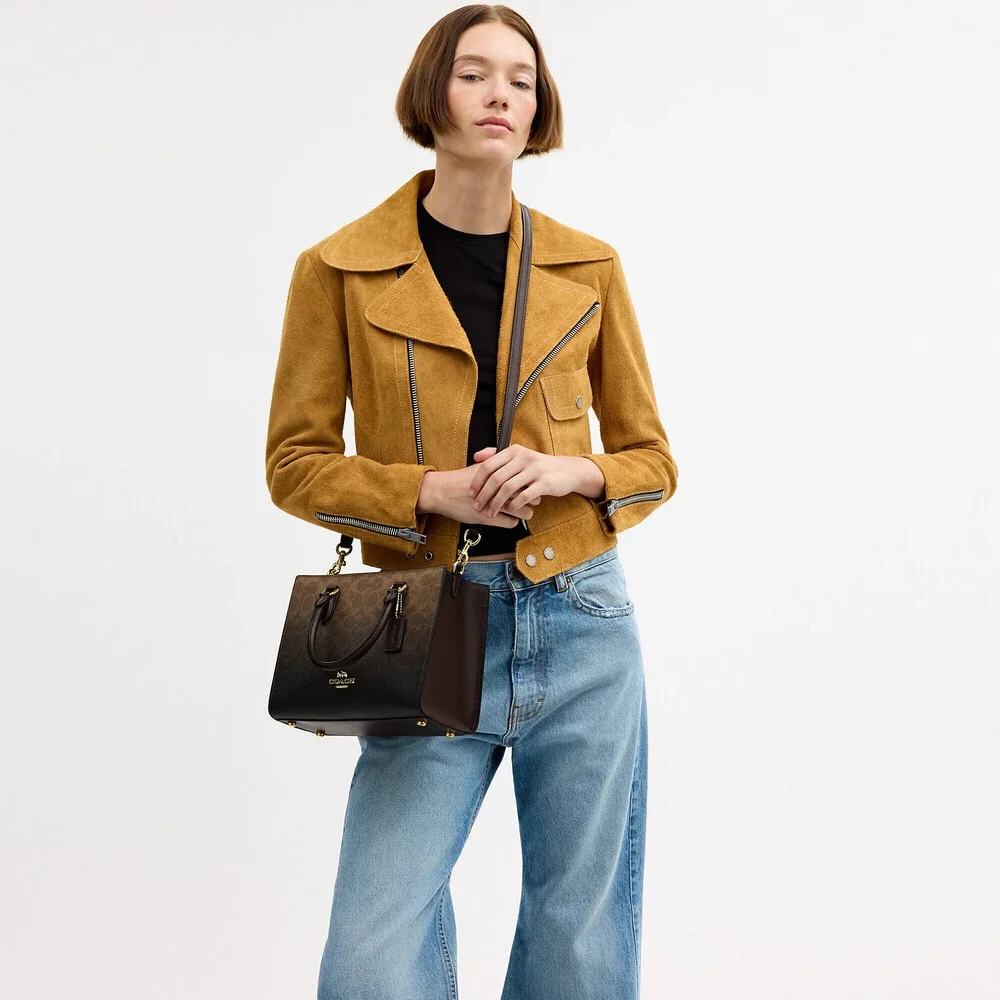 Coach Outlet Maggie Small Tote Bag In Ombre Signature Canvas - Picture 3 of 3